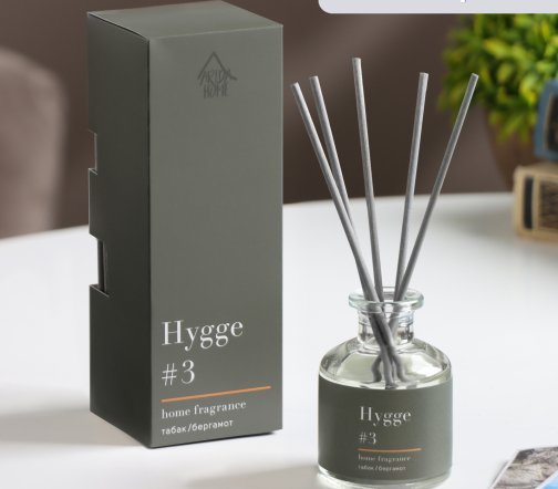 Диффузор "Hygge" ароматический, 50 мл, табак и бергамот